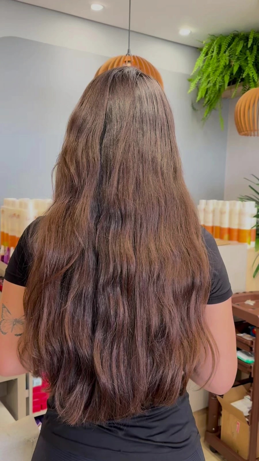 Cabelo antes do protocolo